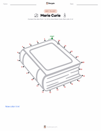 Marie Curie printable worksheet preview