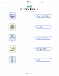 Tài liệu in sẵn Marie Curie cho trẻ em