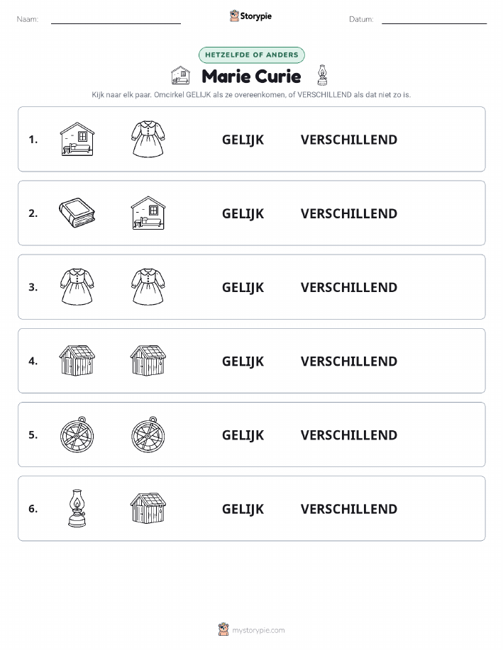 Zelfde of Verschillend