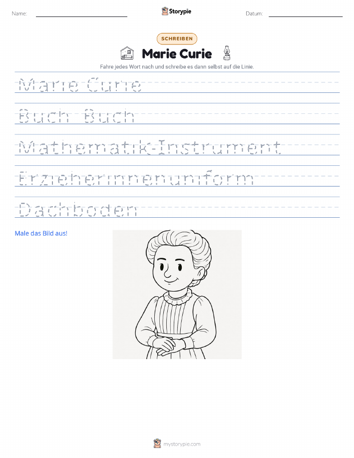 Schreibübung