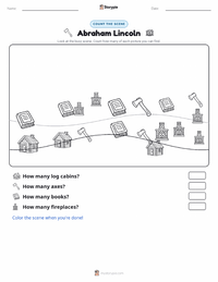 Abraham Lincoln printable worksheet preview