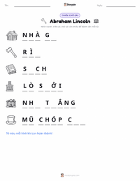 Xem trước tài liệu in sẵn Abraham Lincoln