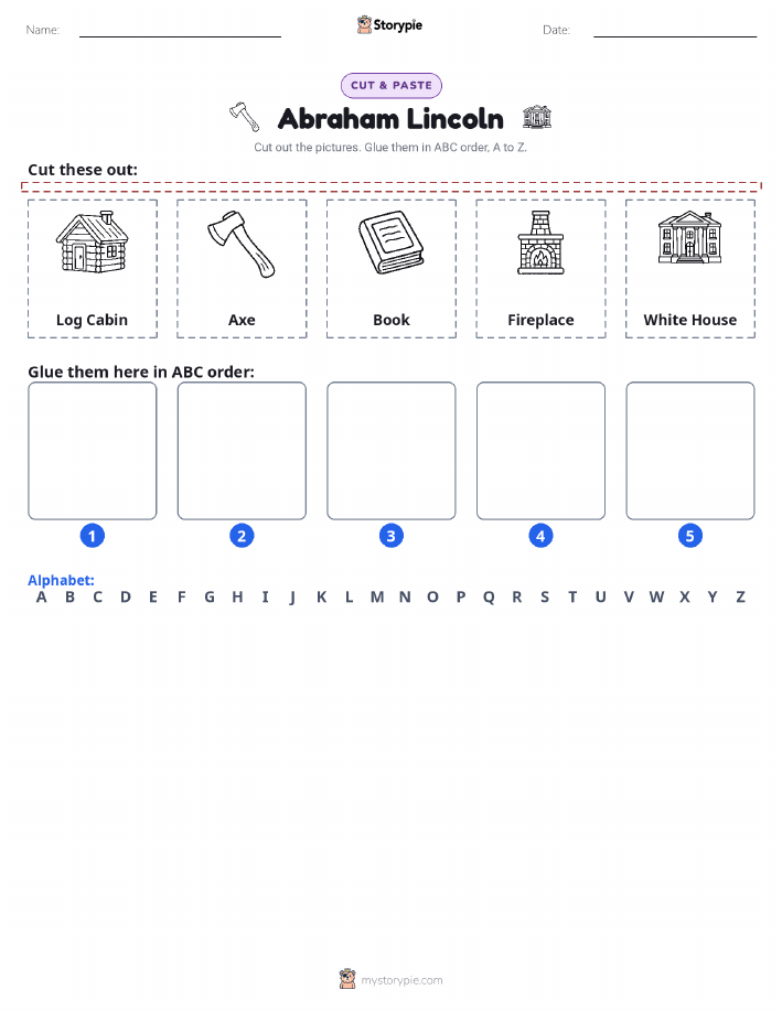 Cut & Paste Alphabet