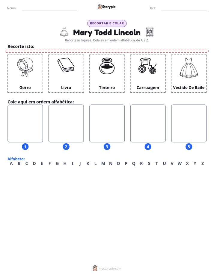 Recortar & Colar Alfabeto