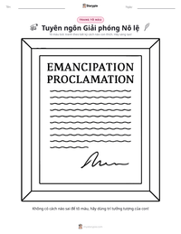 Xem trước tài liệu in sẵn Tuyên ngôn Giải phóng Nô lệ