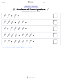 Anteprima della scheda stampabile di Proclama di Emancipazione