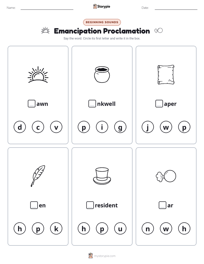 Beginning Sounds