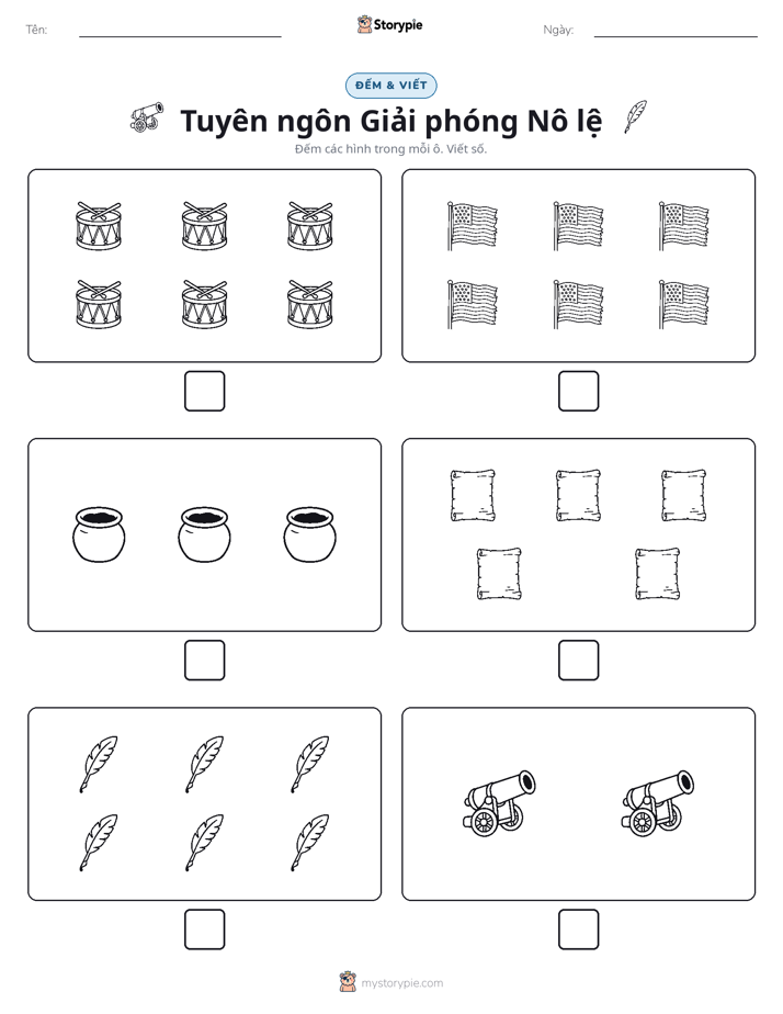 Đếm & Viết