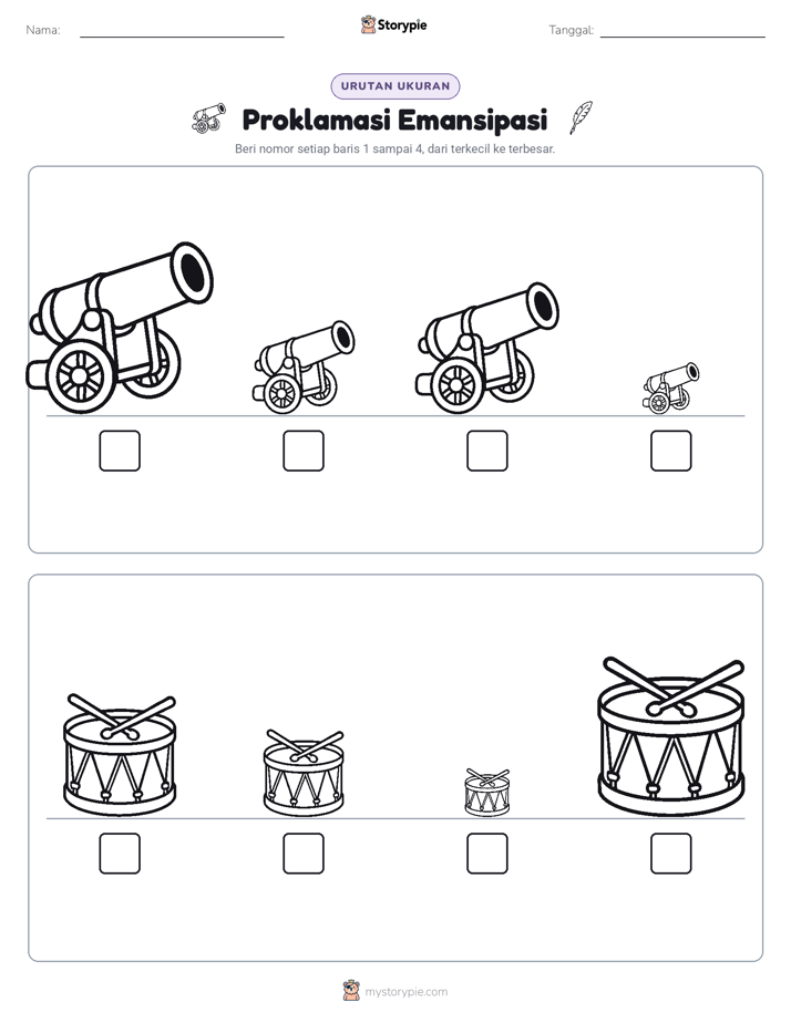 Urutan Ukuran