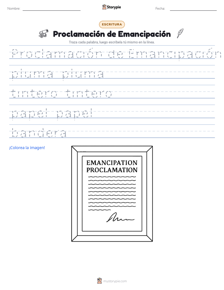 Práctica de Escritura
