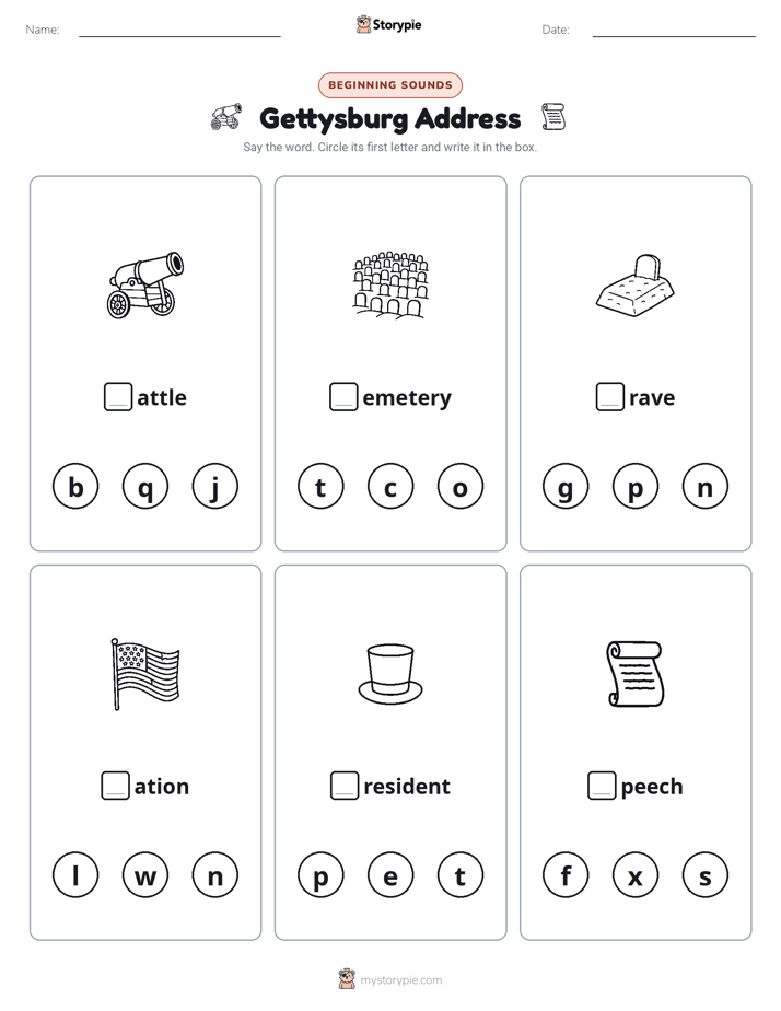 Beginning Sounds