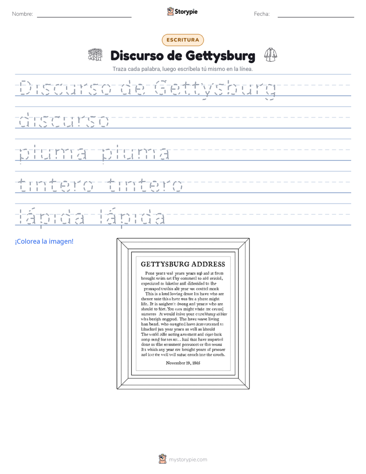 Práctica de Escritura