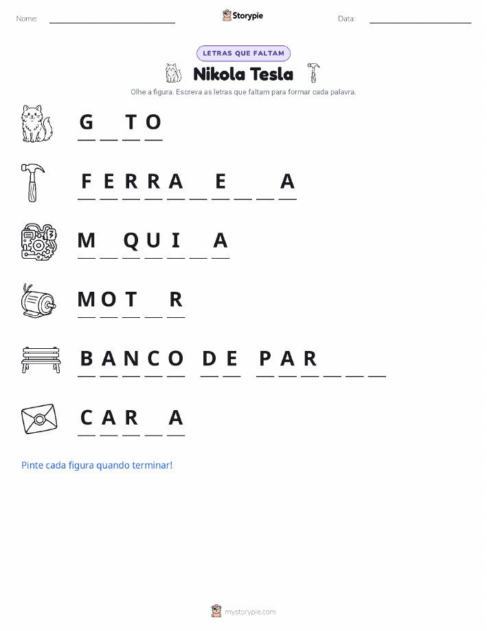 Letras Faltando