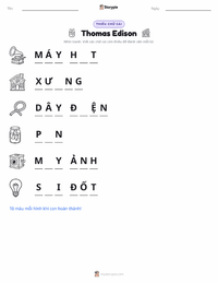Xem trước tài liệu in sẵn Thomas Edison