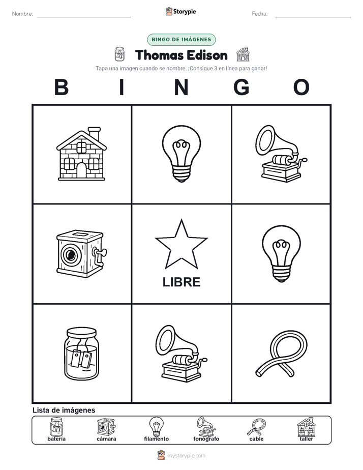 Bingo de Imágenes