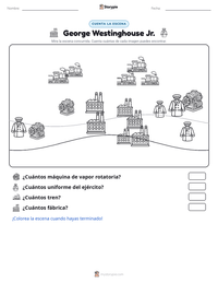 Vista previa de la hoja de trabajo imprimible de George Westinghouse Jr.