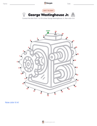 George Westinghouse Jr. printable worksheet preview