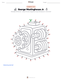 Prabaca lembar kerja cetak George Westinghouse Jr.