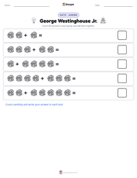 George Westinghouse Jr. printable worksheet preview