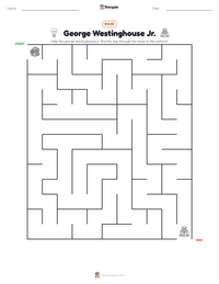 George Westinghouse Jr. printable worksheet preview