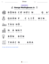 Xem trước tài liệu in sẵn George Westinghouse Jr.
