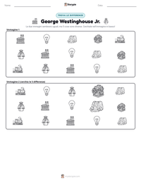 Anteprima della scheda stampabile di George Westinghouse Jr.