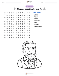George Westinghouse Jr. printable worksheet preview