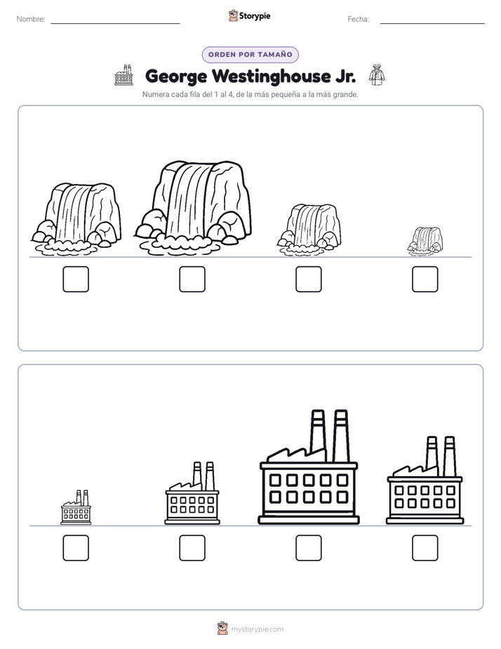 Orden de Tamaños