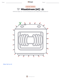 Wisselstroom (AC) afdrukbare werkblad voorbeeld