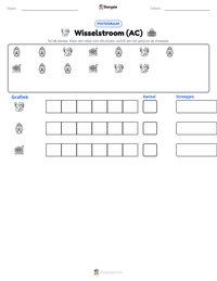 Wisselstroom (AC) afdrukbare werkblad voorbeeld