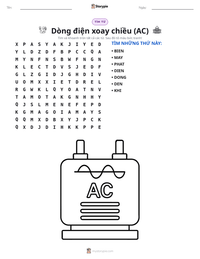 Xem trước tài liệu in sẵn Dòng điện xoay chiều (AC)