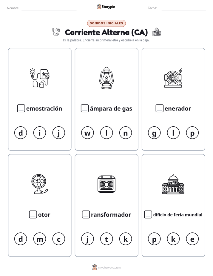 Sonidos Iniciales