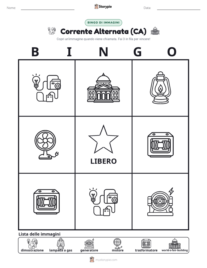 Bingo delle Immagini