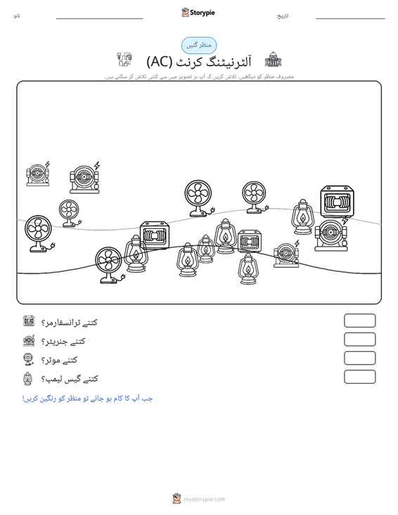 گنتی کا منظر