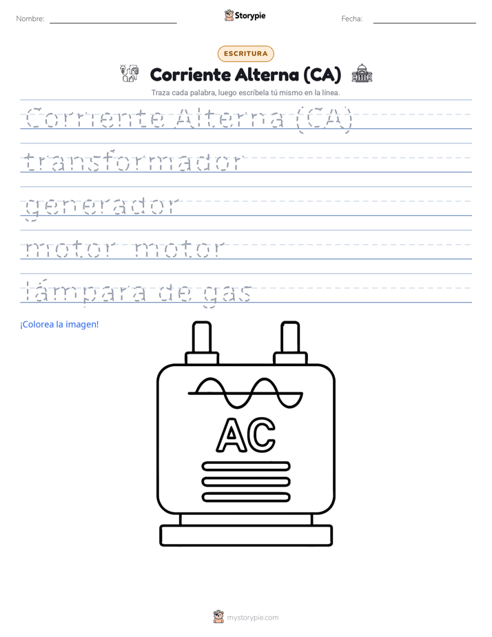 Práctica de Escritura