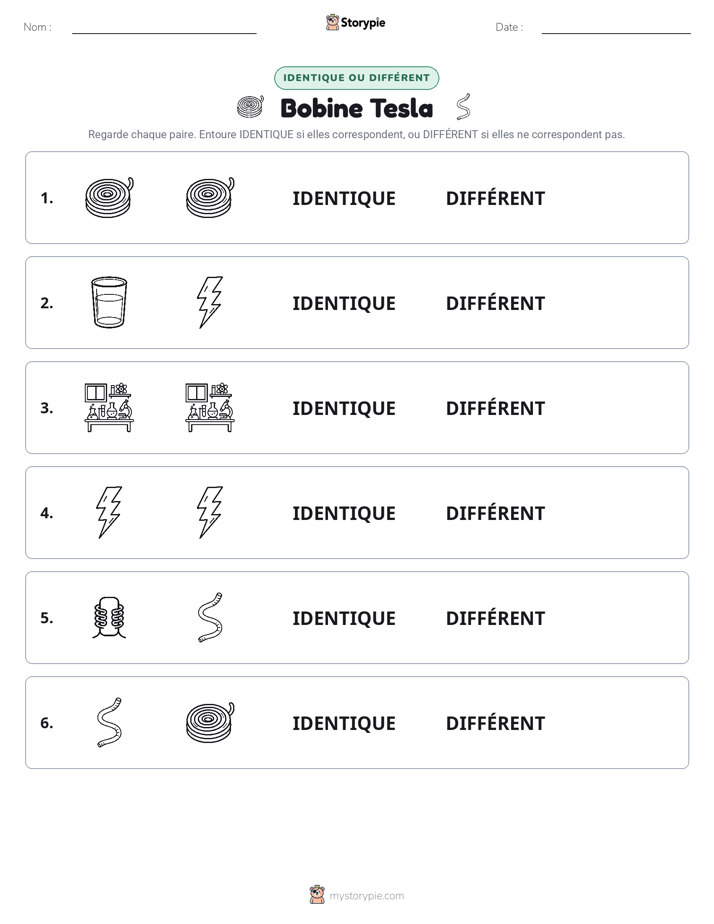 Identique ou Différent