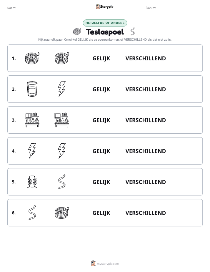 Zelfde of Verschillend
