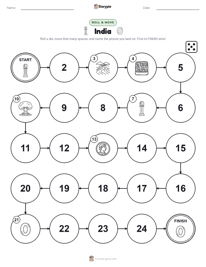 Roll & Move Game