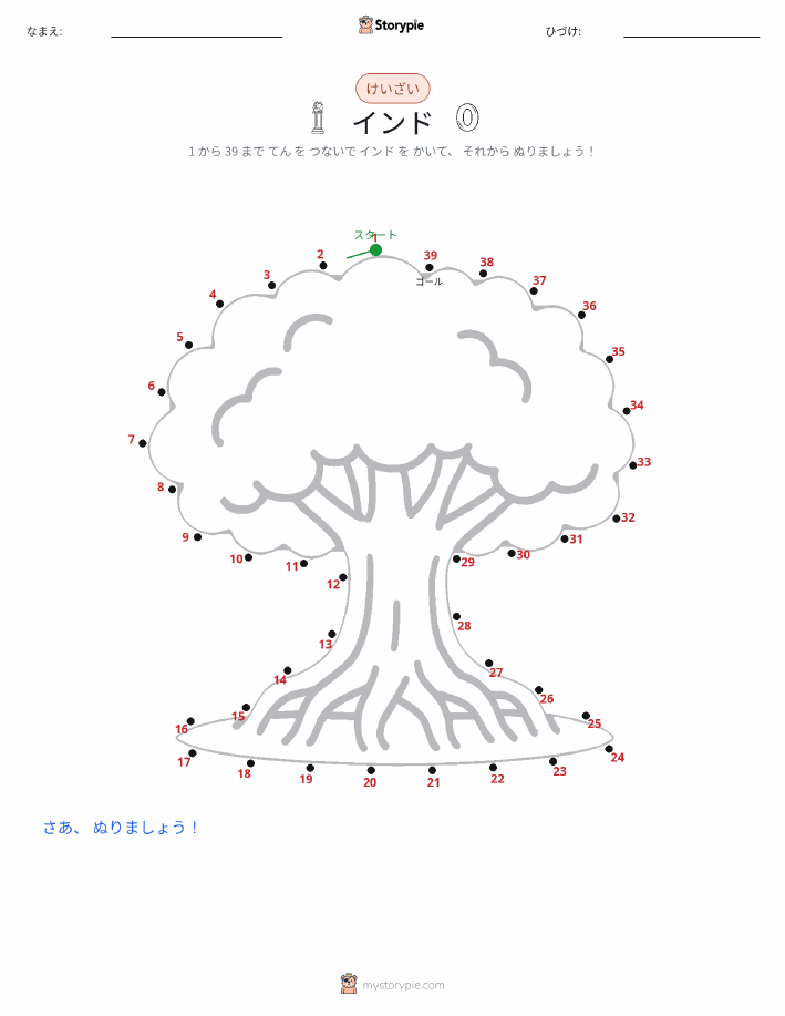 点つなぎ