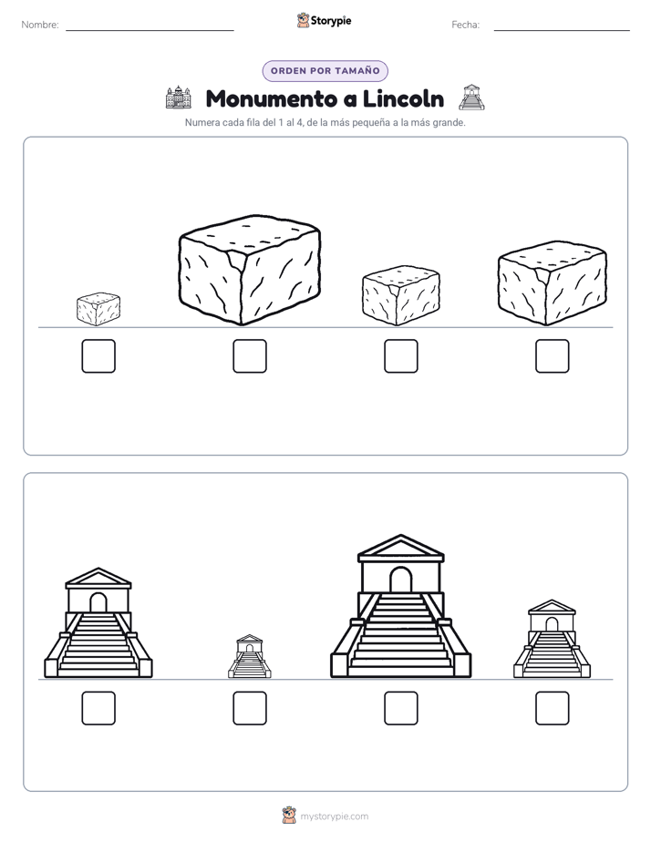 Orden de Tamaños
