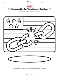 Sklaverei in den Vereinigten Staaten druckbare Arbeitsblatt Vorschau