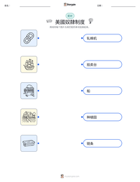美國奴隸制度 可打印工作表预览