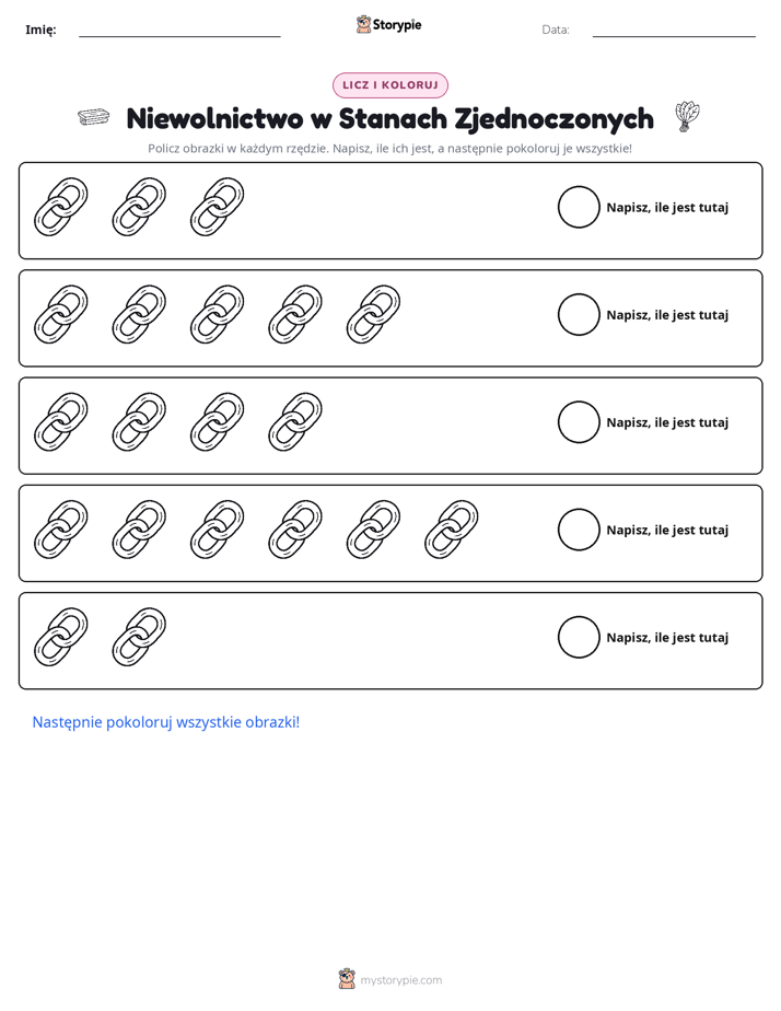 Liczenie i Kolorowanie