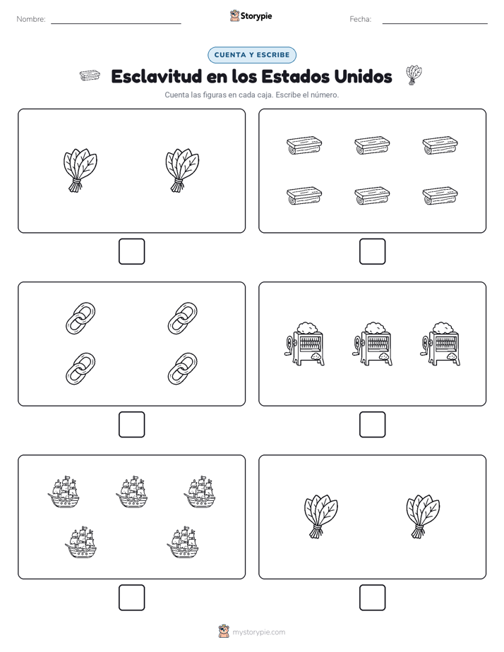 Cuenta y Escribe