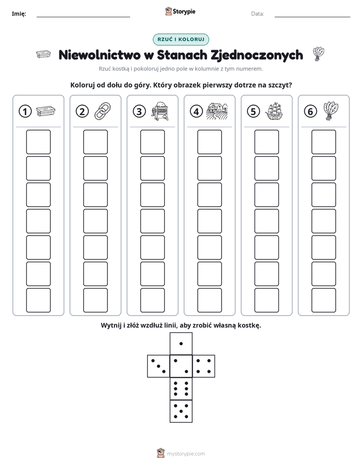 Rzuć i koloruj