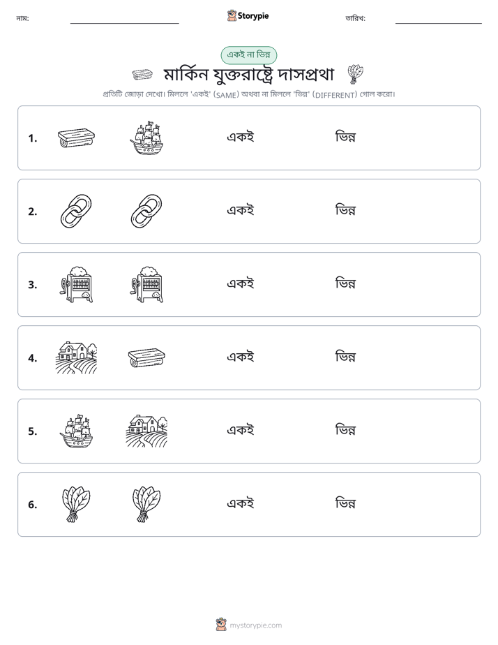 একই বা ভিন্ন