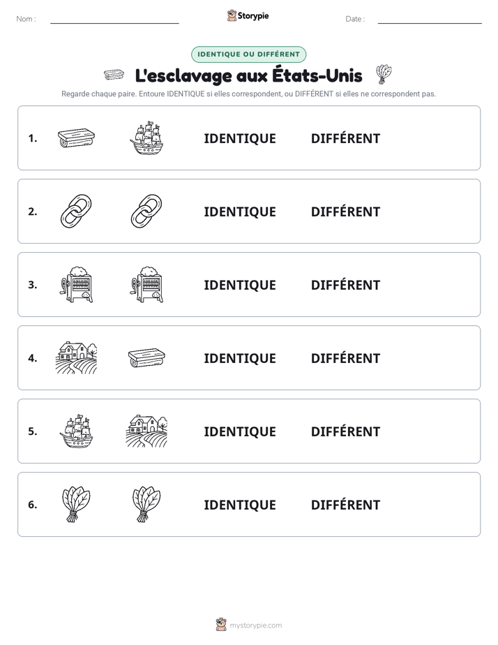 Identique ou Différent