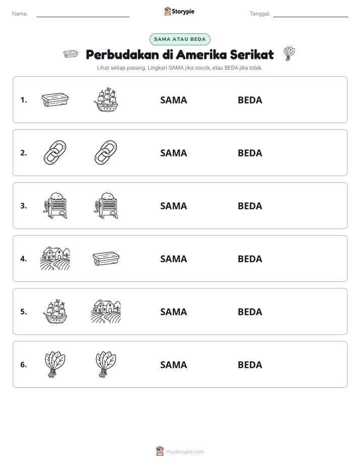 Sama atau Berbeda