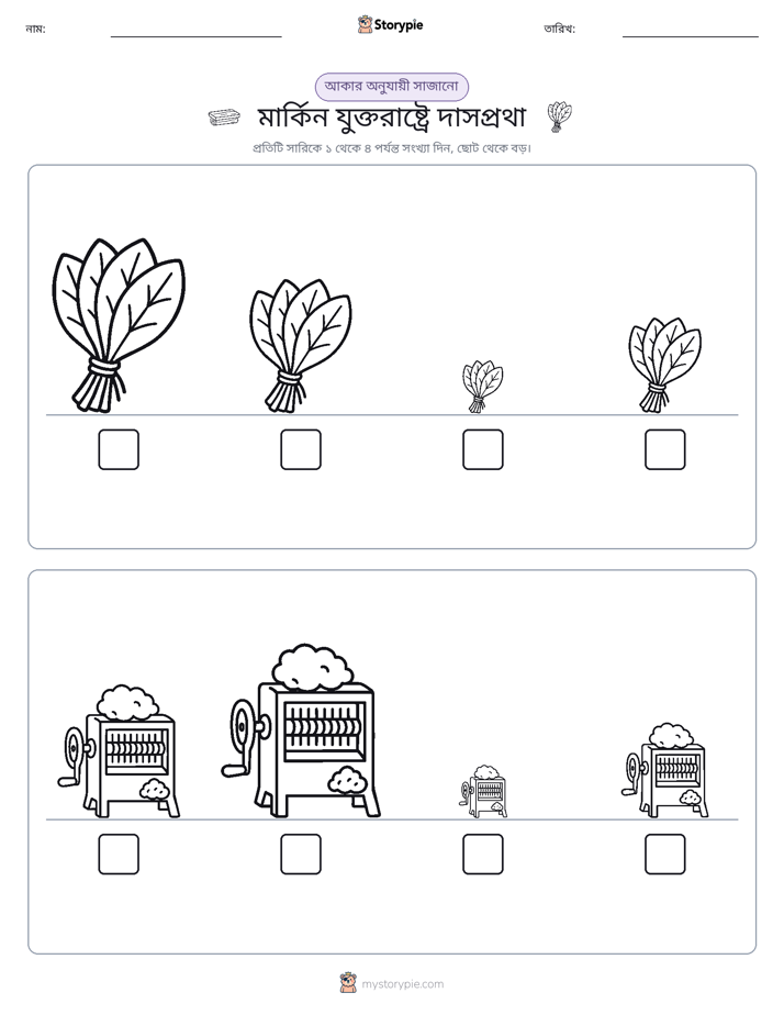 আকারের ক্রম