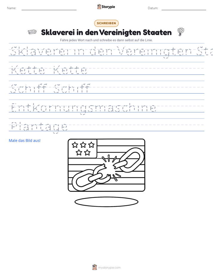 Schreibübung